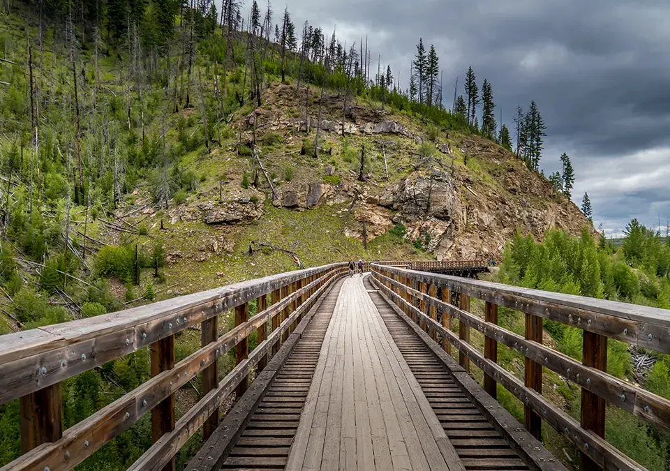 Discover the ride of a lifetime on the KVR Trail in the Okanagan: scenery, history and outdoor adventure await.